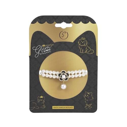 M-PETS GLAM PRESTİGE AKSESUAR BLACK CAMELLİA (S)