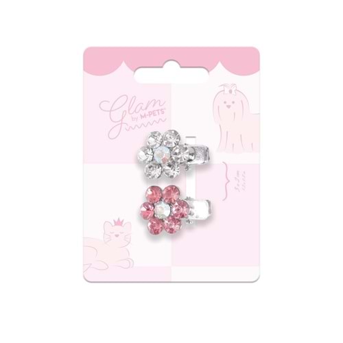 60901499 M-PETS GLAM KÖPEKLER İÇİN AKSESUAR TOKA PİNK/WHİTE