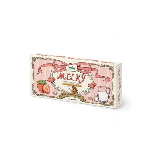 Dntlght Dog Milky Choco Bar-Milk+Stwy Flvr(6lıbox