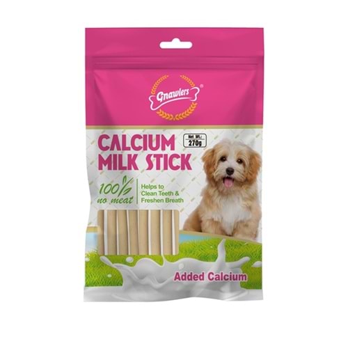 Gnawlers Calcium Milk Stick 270Gr