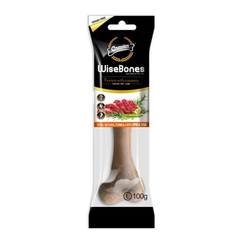 Gnawlers Wisebns Venison&Rosemary(L)100Gr