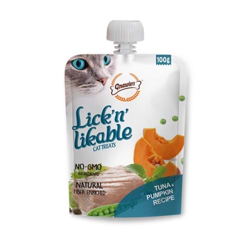 Gnawlers LickN Likable Tuna&Pumpkin 100Gr(8libox)