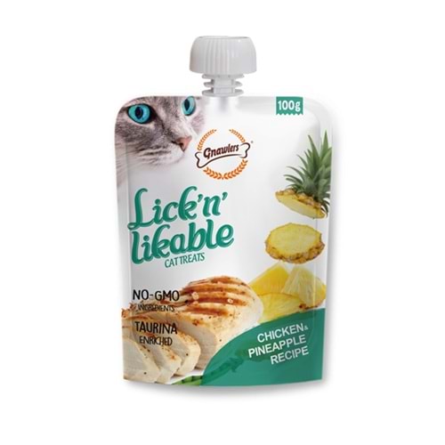 Gnawlers LickN Likble Chckn&Pinpple 100Gr(8libox)