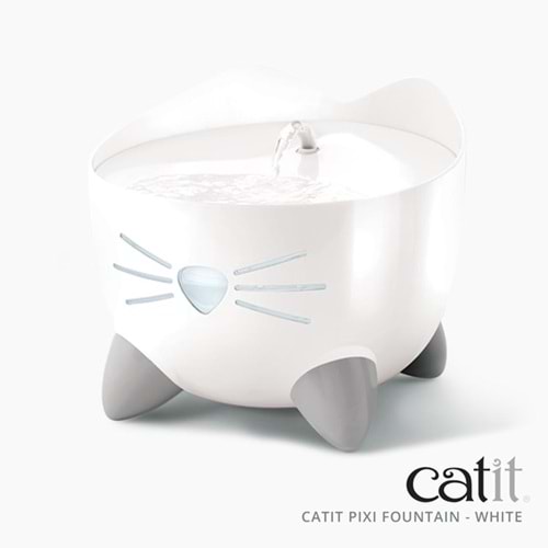 Catit Pixi Otomatik Kedi Suluğu Beyaz 2 Lt