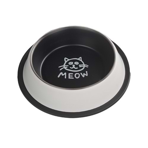 Fancy Paws Kedi Desenli Ç. Mama Kabı-8 Oz-12Cm