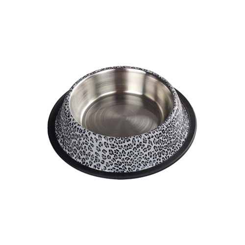 Fancy Paws Beyaz Leopar Desen Ç. Mama Kabı-8 Oz-12Cm