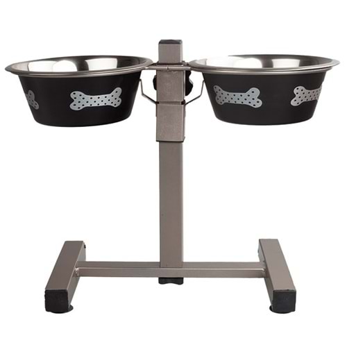 Fancy Paws Addt2B(Bn) 1 Qt Ayaklı Mama Su Kabı Seti