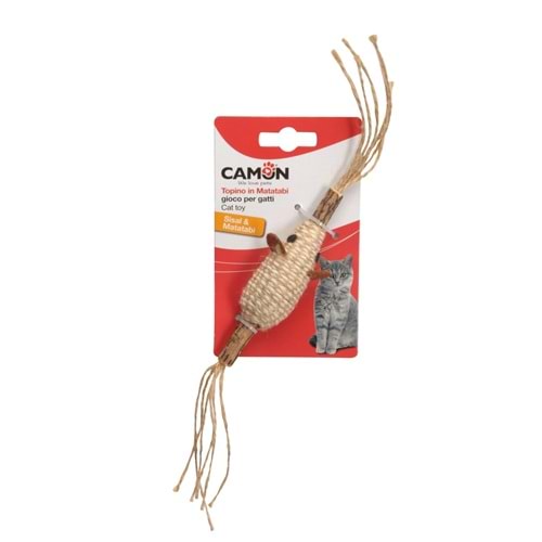 Camon Sisal&Matatabi Fare Kedi Oyuncağı 13Cm