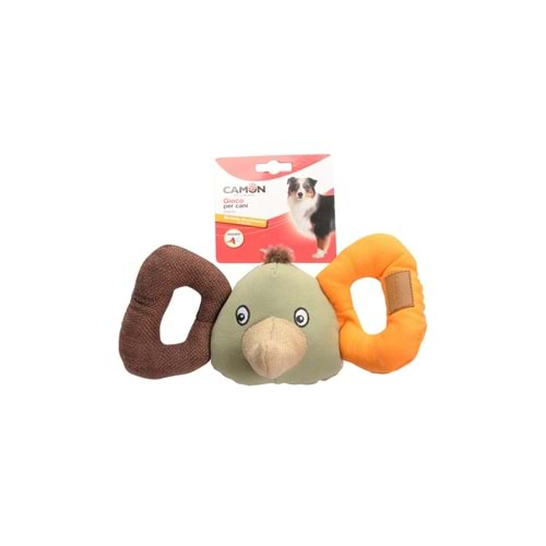 Camon Gıcırtılı Kanvas Köpek Oyuncağı Fil 30 Cm