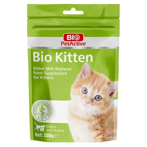 Bio Pet Active Kitten Milk Yavru Kedi Süt Tozu 200 Gr