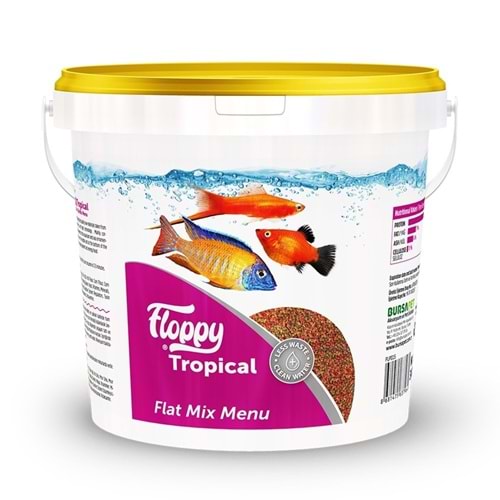 FLOPPY TROPICAL FLAT MIX MENU 3KG KOVA