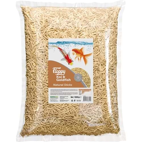 FLOPPY KOI&GOLDFISH NATURAL STICKS 1KG