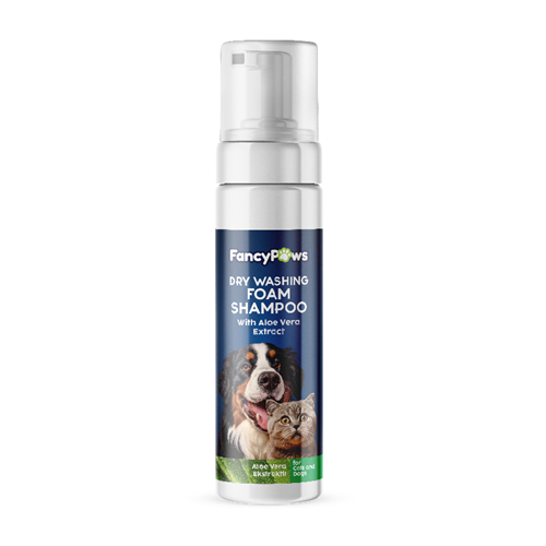 Fancy Paws Dry Washing Foam Shampoo Aloe Vera 200Ml