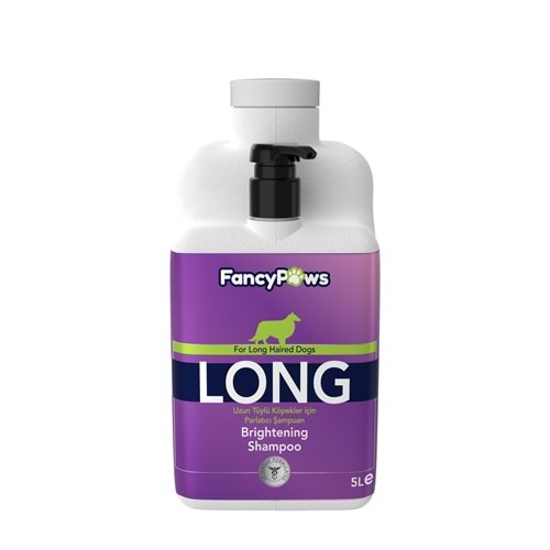 Fancy Paws Long Uzun Tüylü Köpekler İçin Arındırıcı Ve Parlatıcı Şampuan 5 Lt