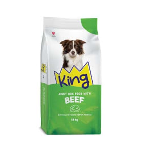 Kıng Biftekli Yetişkin Köpek Maması 15 Kg