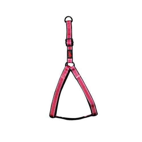 Natura Reflektörlü Kelebek Göğüs Tasması Pembe Xs