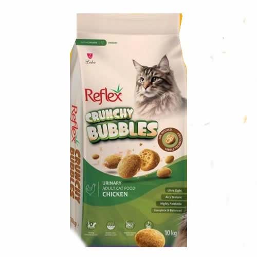 REFLEX CRUNCHY BUBBLES URINARY TAVUKLU YETİŞKİN KEDİ MAMASI 10 KG