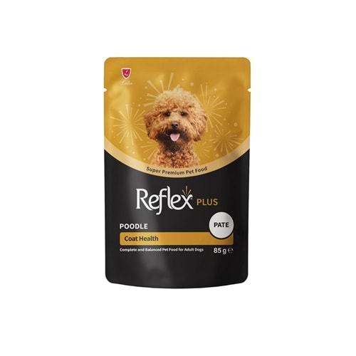 REFLEX PLUS POUCH POODLE COAT HEALTH PATE YETİŞKİN KÖPEK MAMASI 85 G