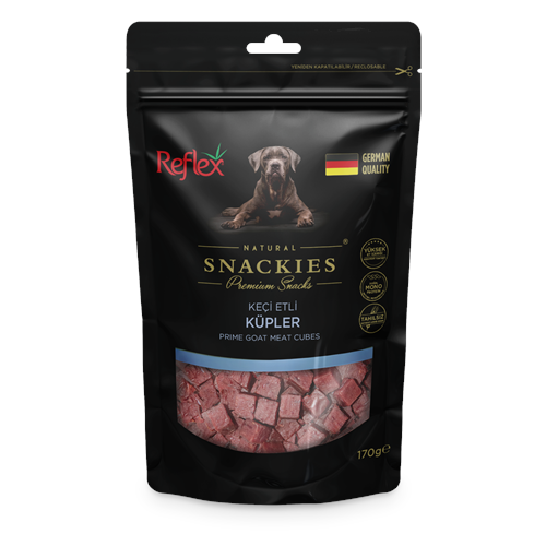 Reflex Plus Keçi Etli Küpler Köpek Ödül Maması 170 G