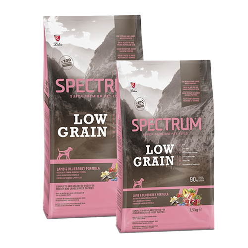 Spectrum Low Graın Kuzu Etli Ve Yaban Mersinli Orta Ve Büyük Irk Yetişkin Köpek Maması 2,5 Kg