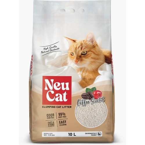 NEU CAT KAHVE KOKULUKEDİ KUMU 10 LT