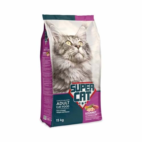 SUPER CAT GURME YETİŞKİN KEDİ 15 kg