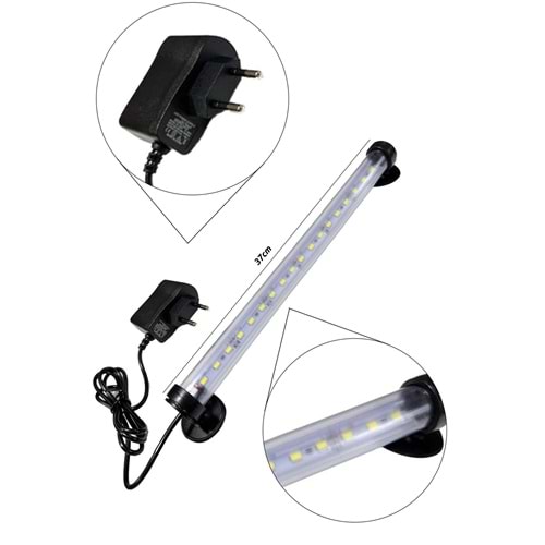 ATLANTİK LED LAMBA - 40 CM BEYAZ