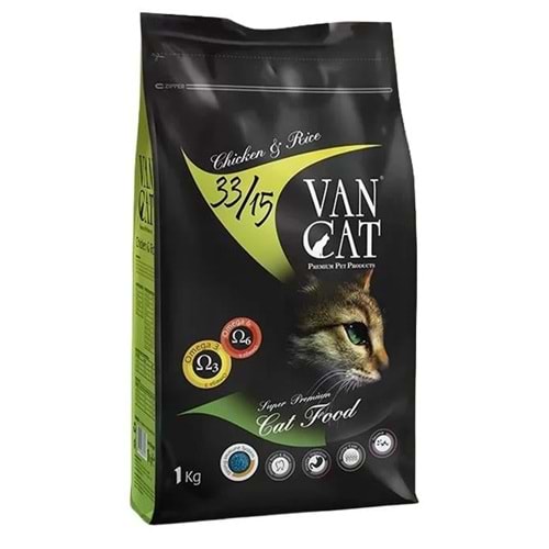 Vancat Renklı Tanelı Kedı Maması 1 Kg