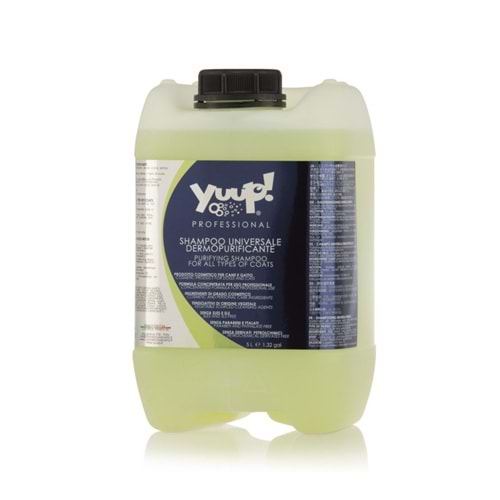 Yuup! Her Türlü Tüy Yapısına Uygun Profesyonel Arındırıcı Şampuan 5 Litre Bidon