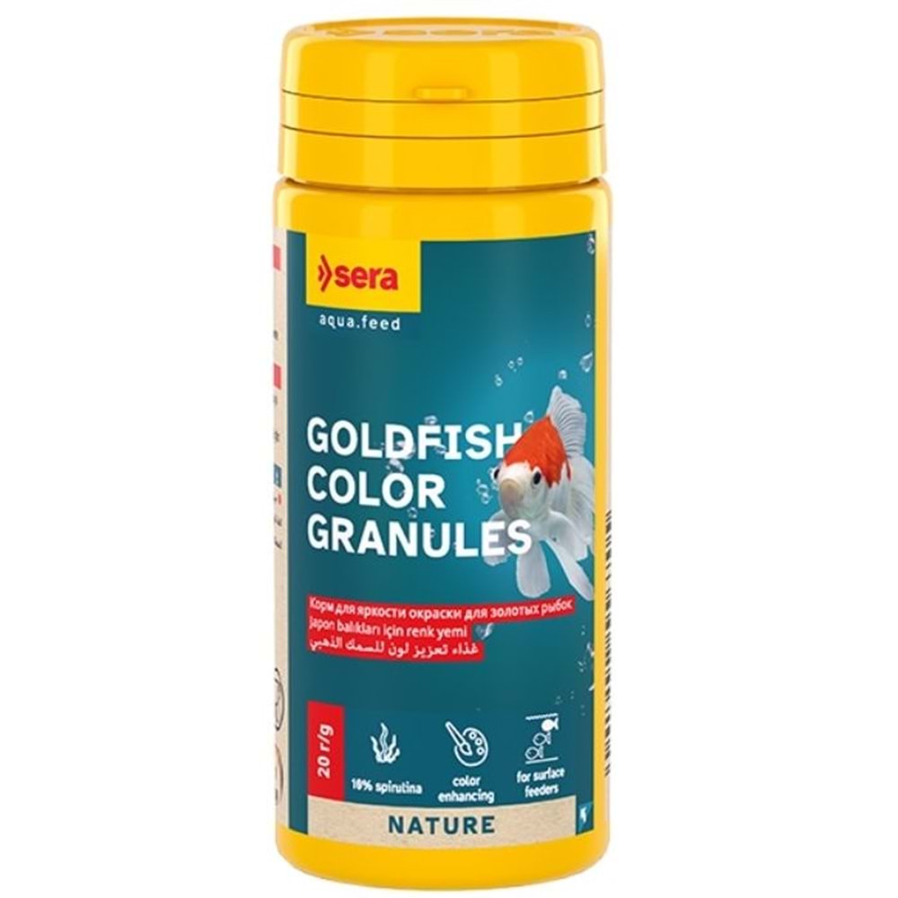 Sera Goldfısh Color Granulas Nature - 50 Ml