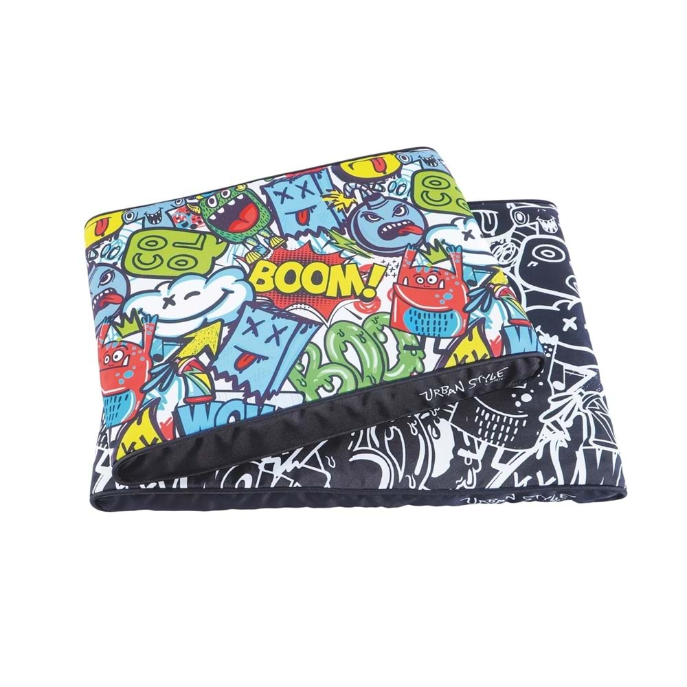 10364999 M-PETS URBANSTYLE CONTEMPO CUSHION YATAK BLACK&WHİTE (XL) 110X75X12CM