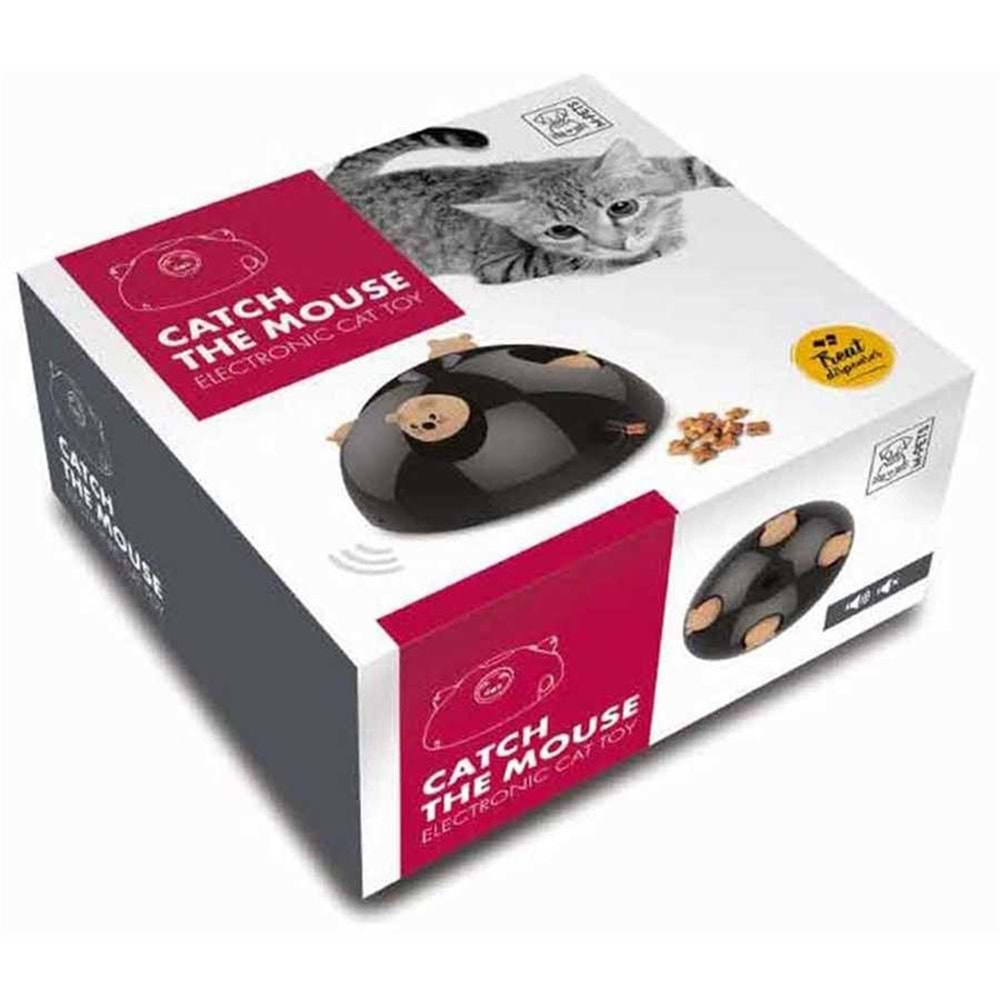 M-PETS CATCH THE MOUSE ELECTRONİC KEDİ OYUNCAĞI BLACK