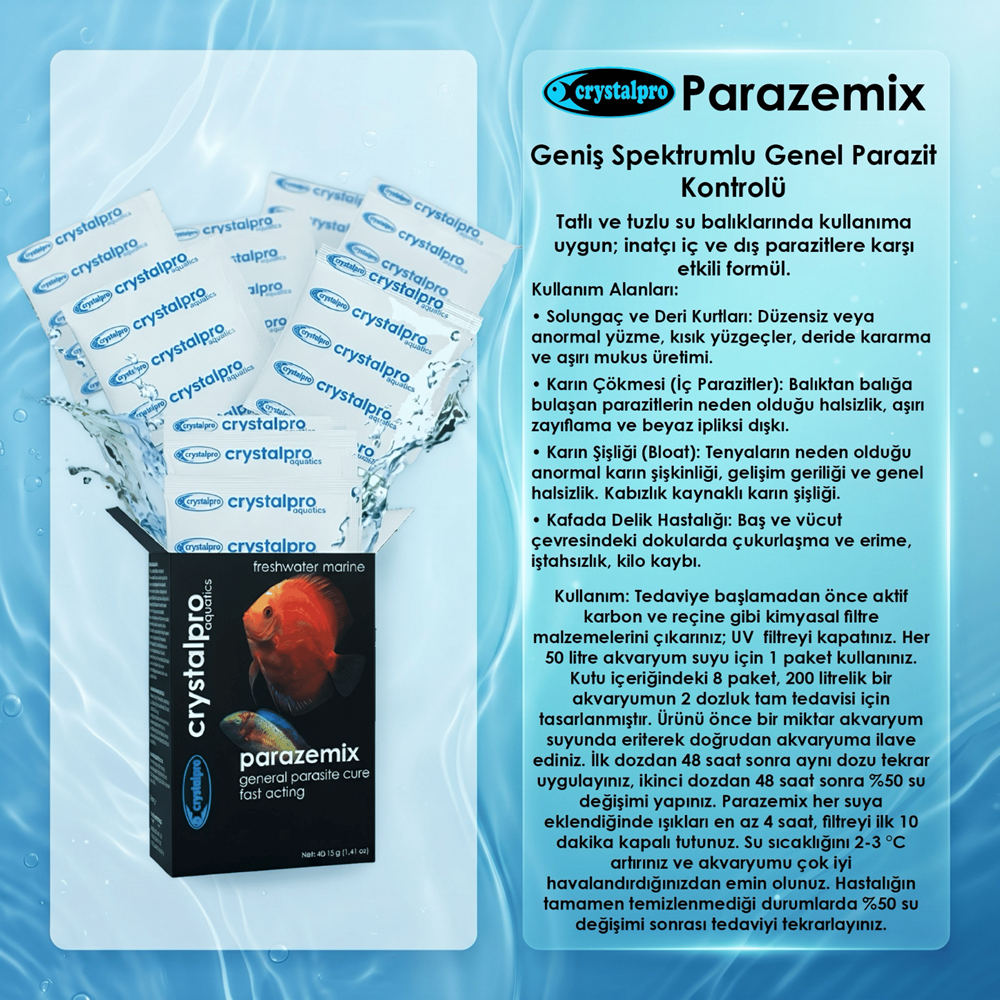 CRYSTALPRO PARAZEMİX 40 GR
