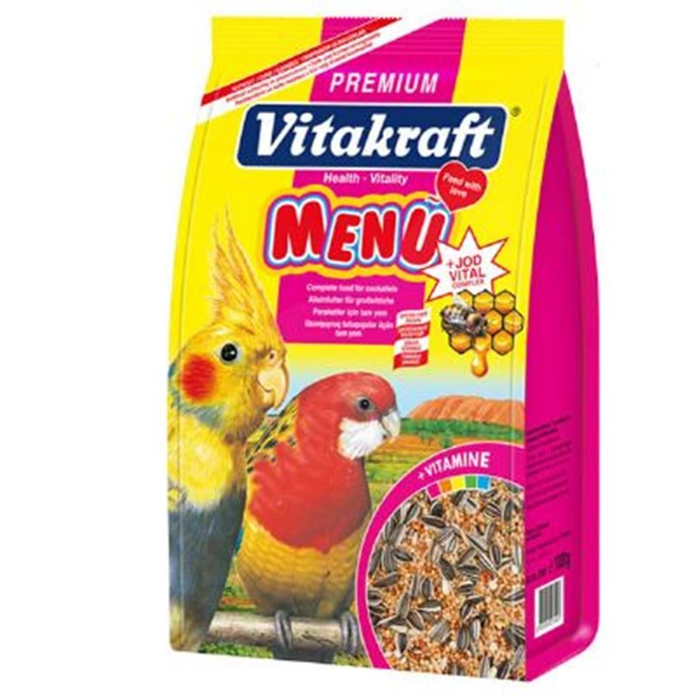 Vitakraft Menu Paraket Yemi 1000 Gr