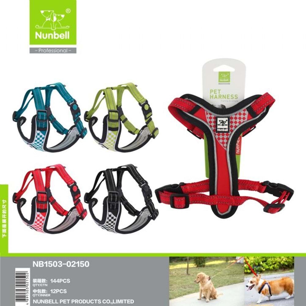 Nunbell Köpek Gögüs Tasması S