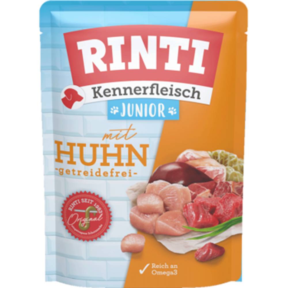 Rıntı Tavuklu Pouch Yavru Köpek Maması 400G