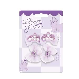60900499 GLAM KÖPEKLER İÇİN AKSESUAR TOKA PURPLE