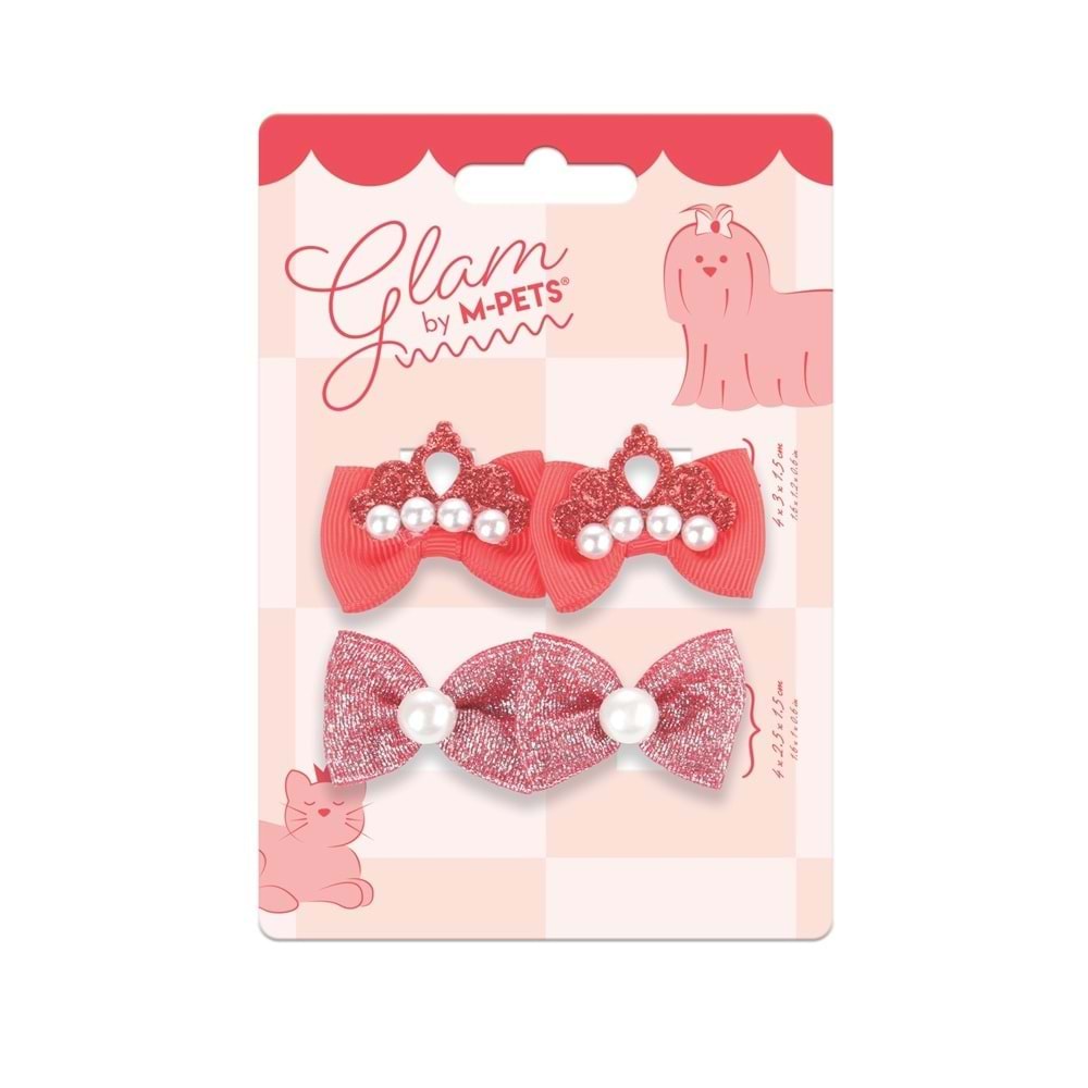 60900599 GLAM KÖPEKLER İÇİN AKSESUAR TOKA RED