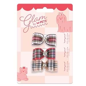 60901099 GLAM KÖPEKLER İÇİN AKSESUAR TOKA RED