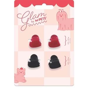 60901199 GLAM KÖPEKLER İÇİN AKSESUAR TOKA BLACK/RED