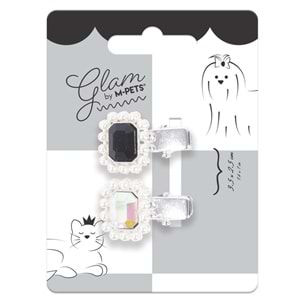 60901599 GLAM KÖPEKLER İÇİN AKSESUAR TOKA BLACK/SİLVER