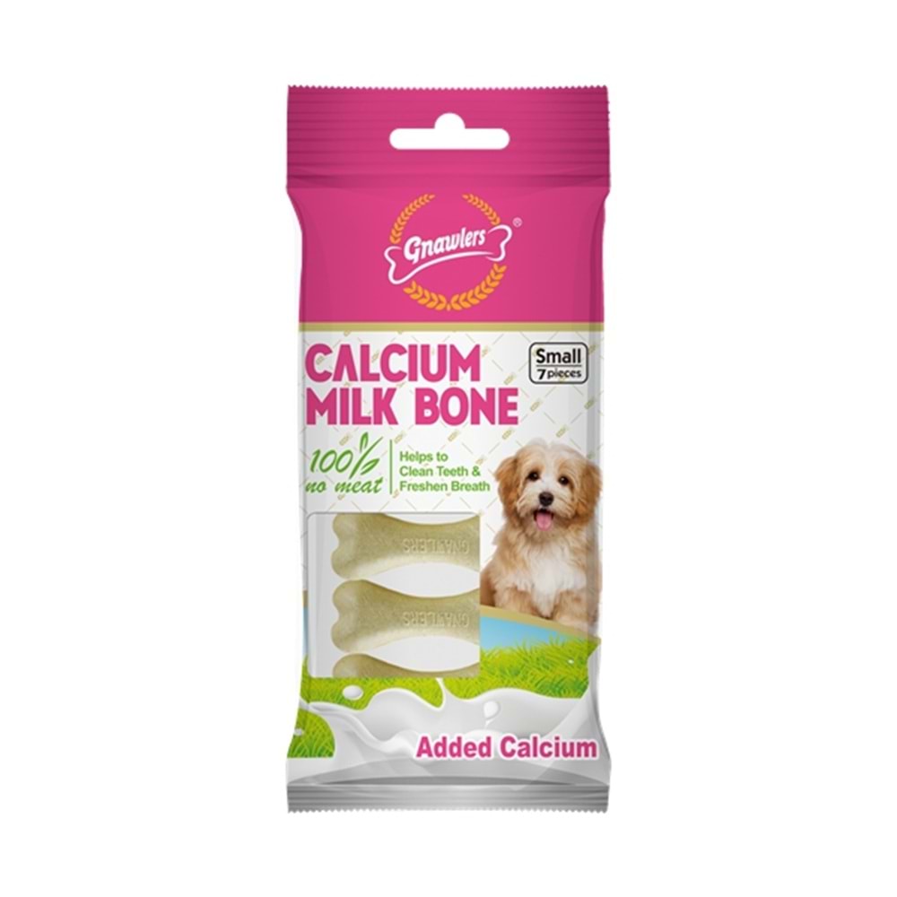 Gnawlers Milk Bone 5Cm 2Li