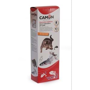 Camon Dans Eden Balık - Etkileşimli Kedi Oyuncağı Usb Şarjlı