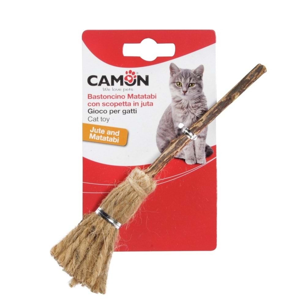 Camon Hasır Fırçalı Matatabi Çubuğu 17Cm