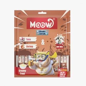 Moow Ton Balıklı&Karıdeslı Keçı Sütlü 12Gr X 30'Lu Kedı Krema Ödülü