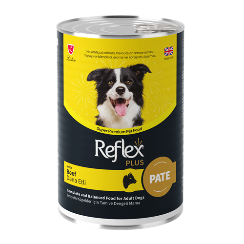 Reflex Plus Konserve Pate Dana Etli Yetişkin Köpek Maması 395 G