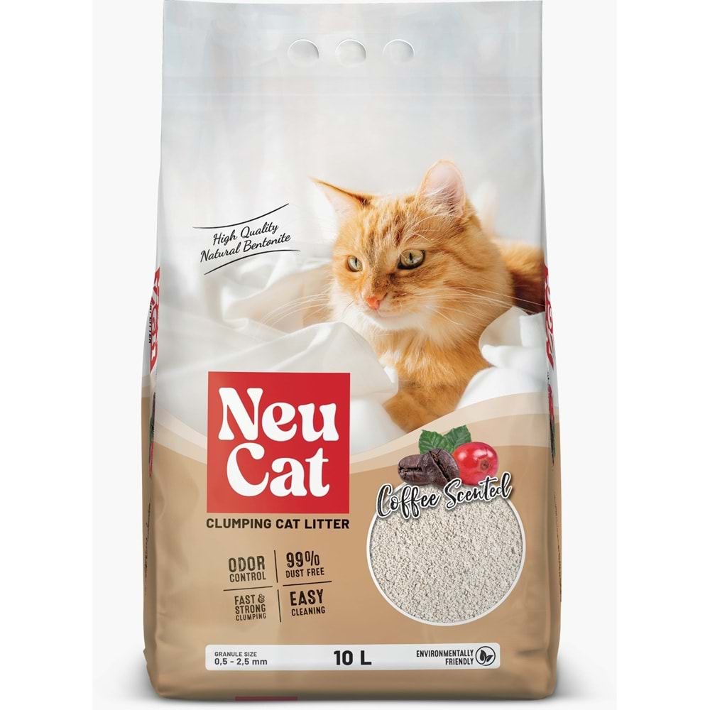 NEU CAT KAHVE KOKULUKEDİ KUMU 10 LT