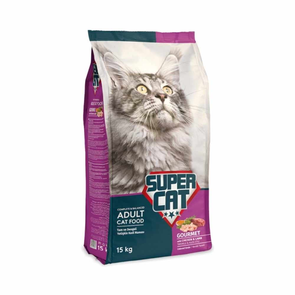 SUPER CAT GURME YETİŞKİN KEDİ 15 kg