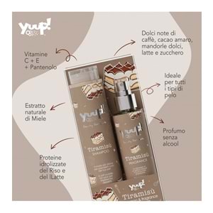 Yuup! Tiramisü Duo-Shampoo and Fragrance made in italy