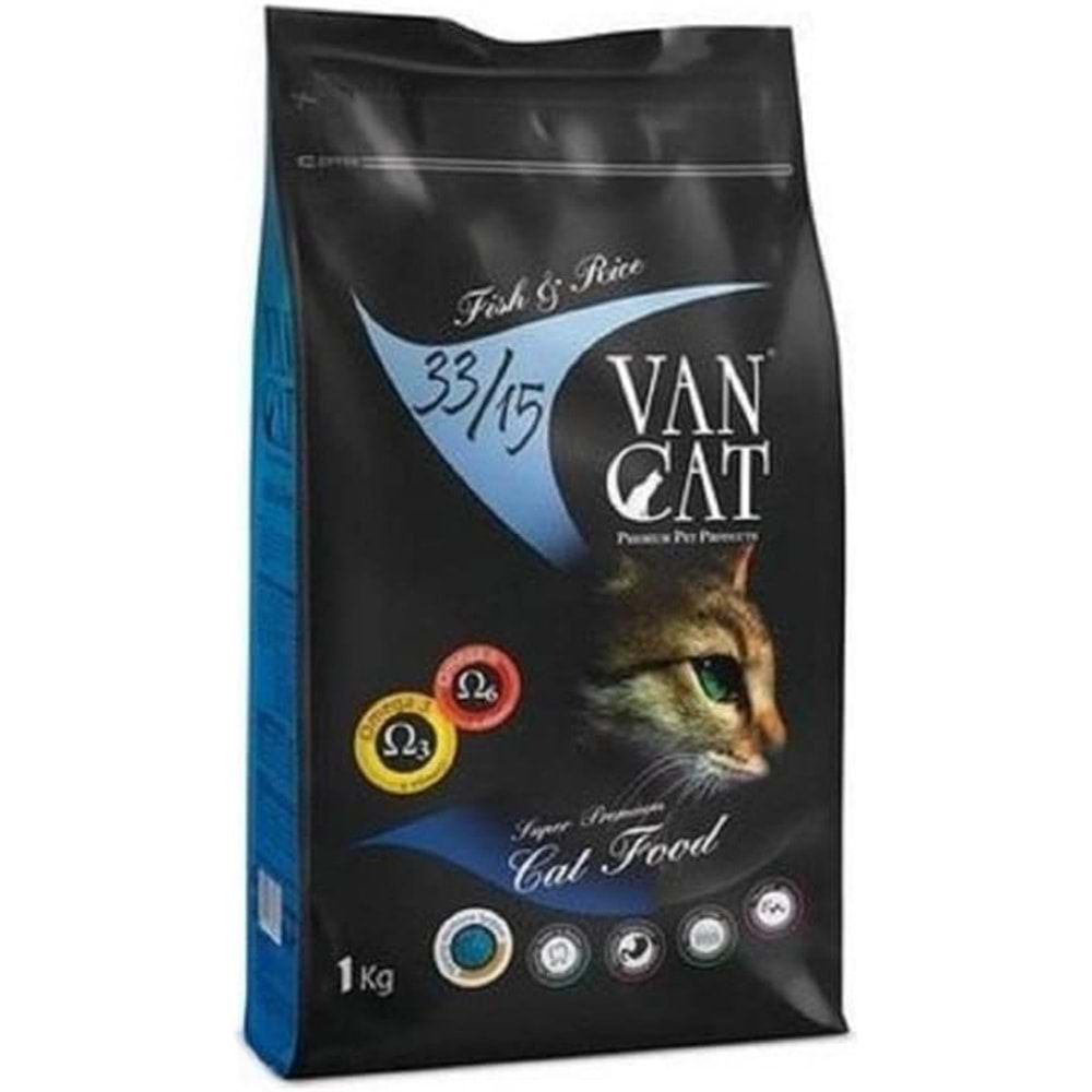 Vancat Balıklı Kedı Maması 1 Kg
